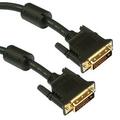 Cmple DVI-D Digital to DVI-D Digital Dual Link M-M Cable -10FT- Gold Plated 361-N